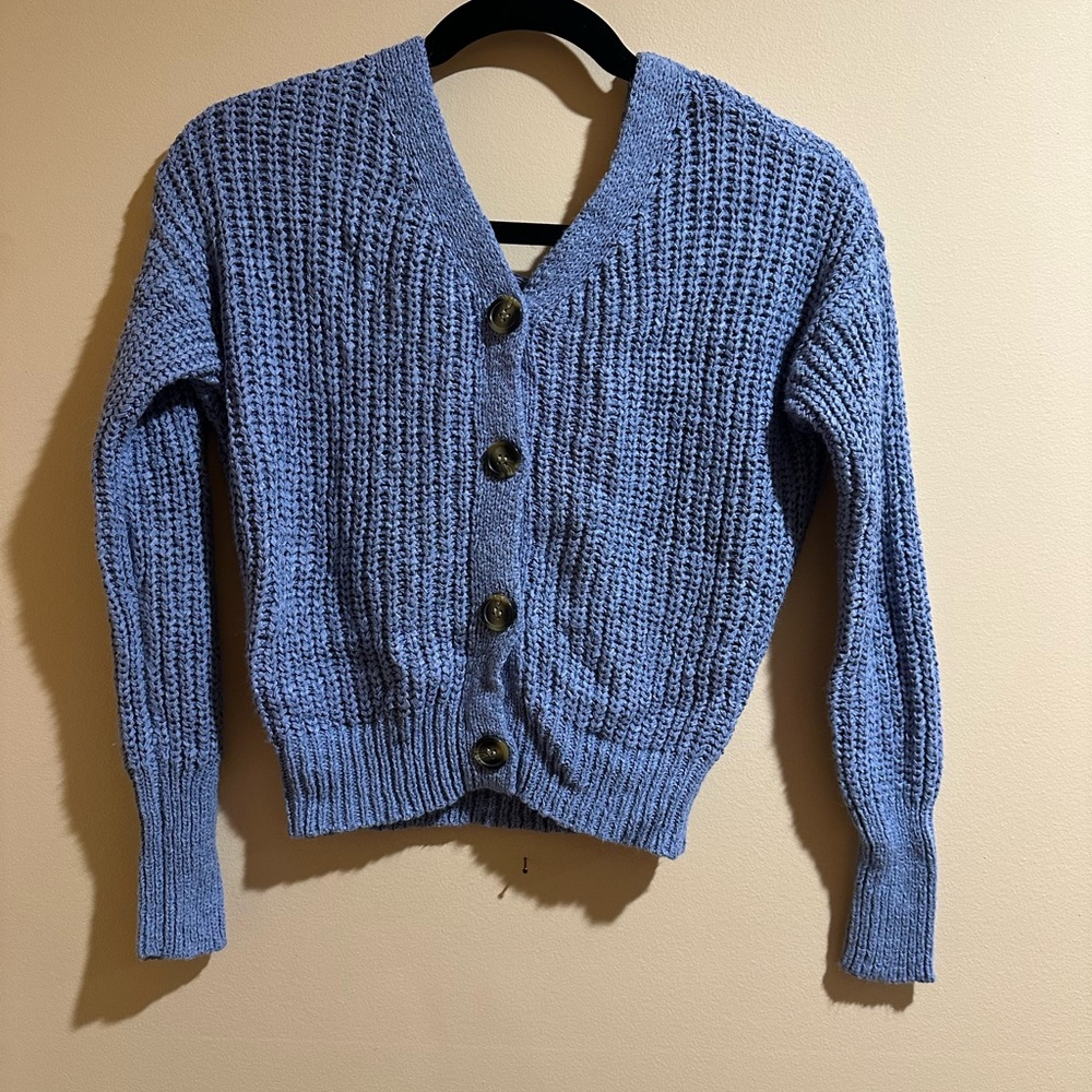 moon & madison Cozy Knit Blue Sweater